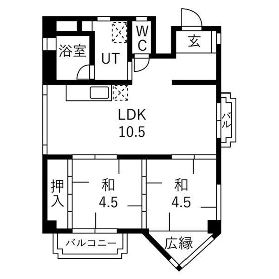 【間取り】 | フルーヴェ1番館