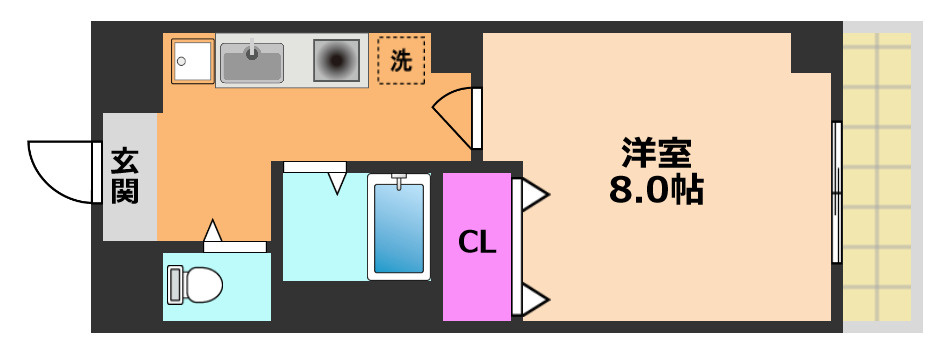 ヴェリッシモ芥川の間取り