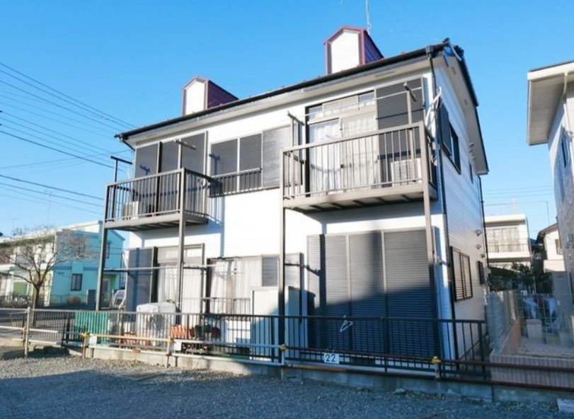 相模原市中央区上矢部４丁目のアパートの外観