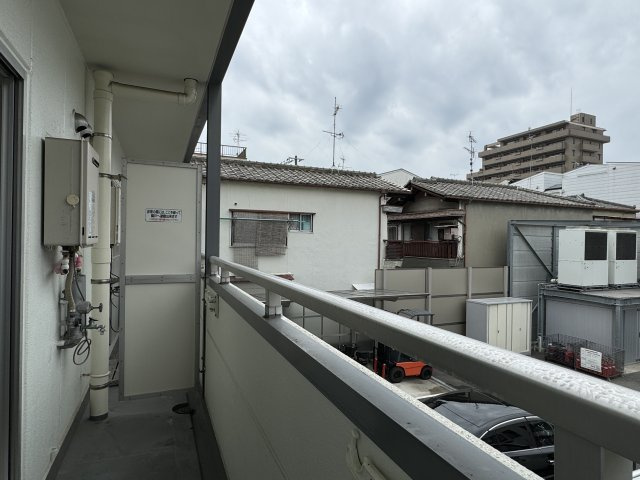 万代東シティーコーポのバルコニー