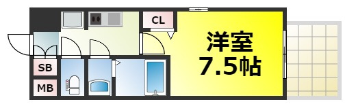 【間取り】 | レシオス難波 仲介手数料無料