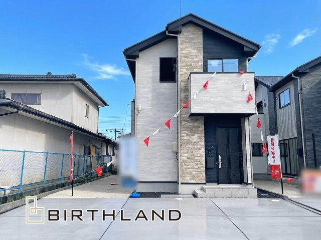 新築戸建・新築建売　伊達市田町2期　伊達小・伊達中の外観|【2号棟】完成済みです！いつでもご内覧可能です♪お気軽にお問い合わせください！