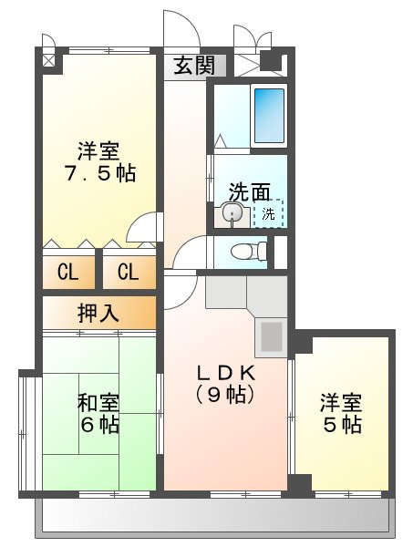 マノワールINOの間取り