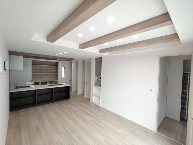 川越市砂新田５丁目の新築一戸建の居間・リビング