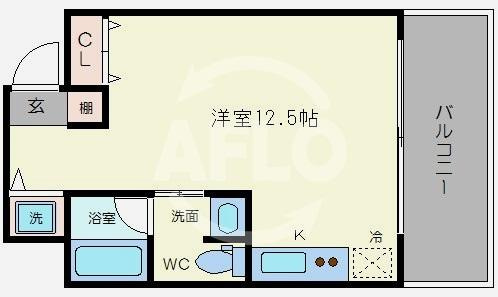 アーバンスタイル心斎橋の間取り|アーバンスタイル心斎橋　間取り