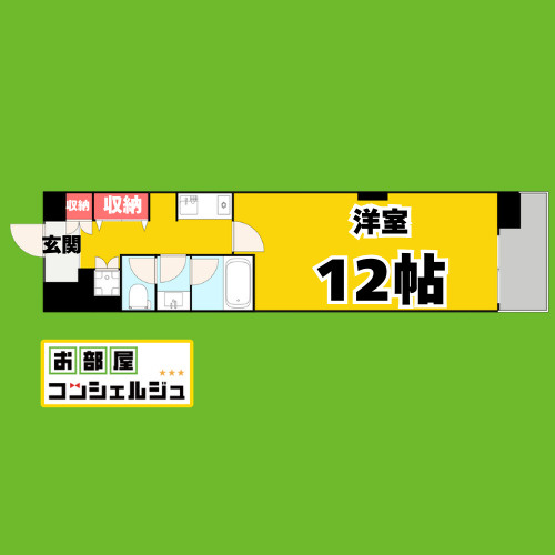 CASA+α名駅南の間取り