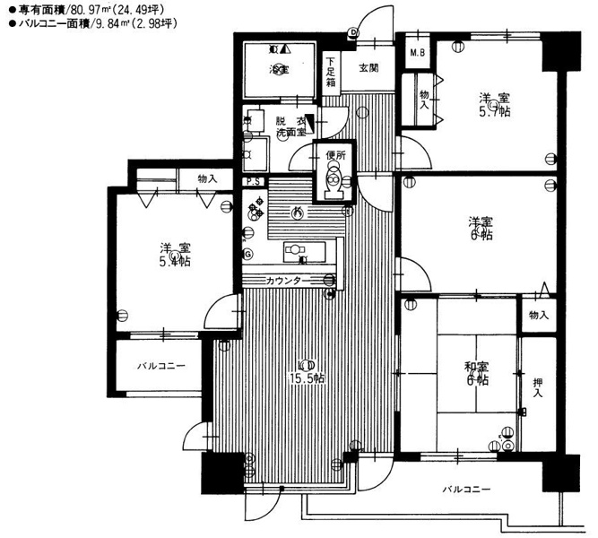 【間取り】 | 福間駅前エクセル18☆仲介手数料無料☆