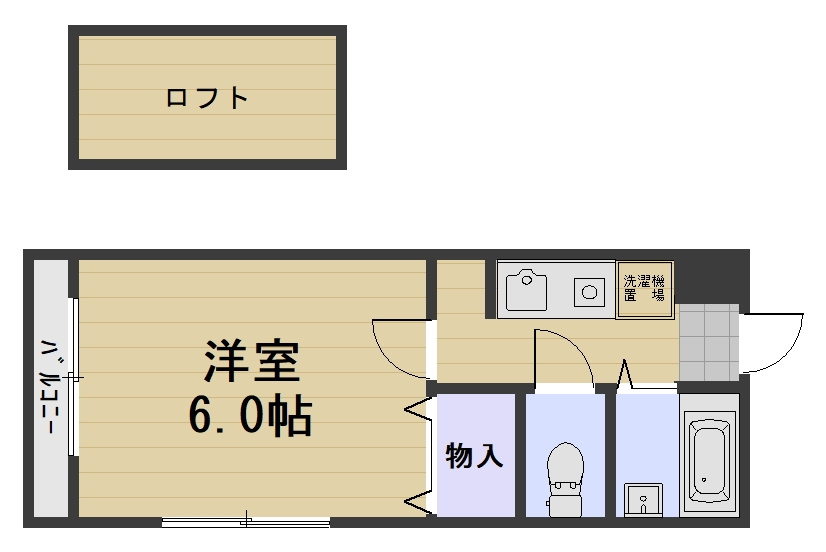 ウエストヒルズ西市　南棟の間取り