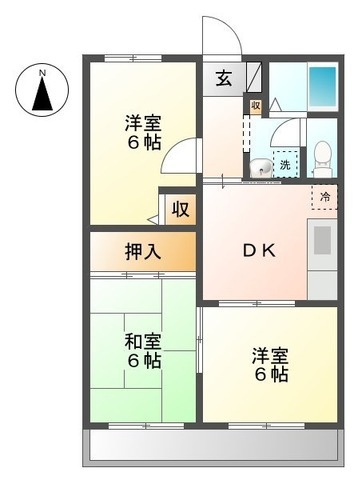 リバーサイドパレスの間取り