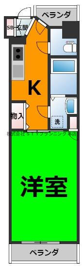 仲介手数料0円！千種ライズの間取り