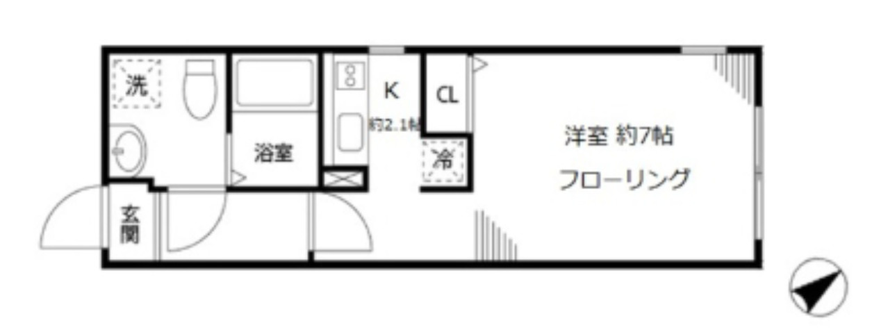 ＭＯＤＵＬＯＲ茗荷谷の間取り
