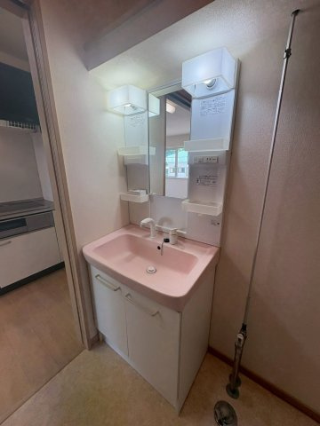 豊川ビレッジの独立洗面台