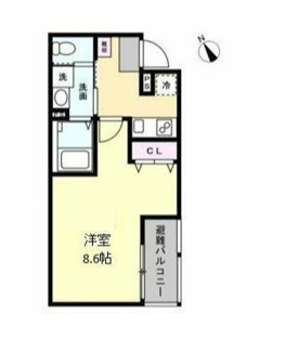 【間取り】 | ベイルーム相模原清新セレーナ | 間取りです。