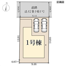 リーブルガーデン明石市魚住町錦が丘4期の区画図