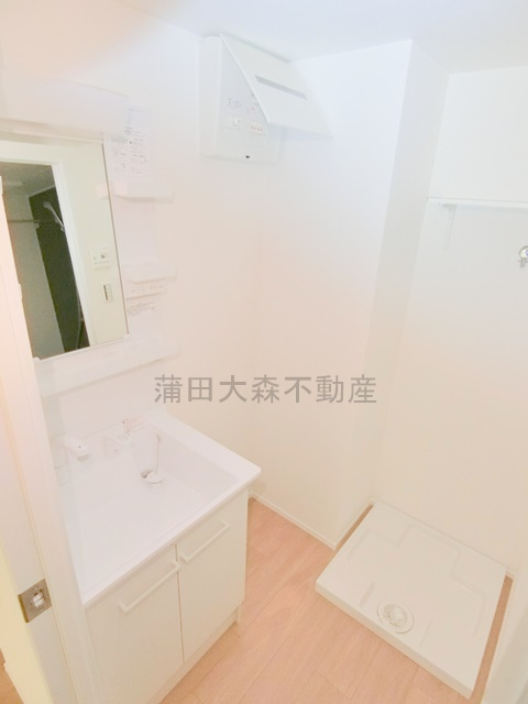 プライムスクエア池上の洗面所|洗面脱衣所　独立洗面台　洗濯機置き場