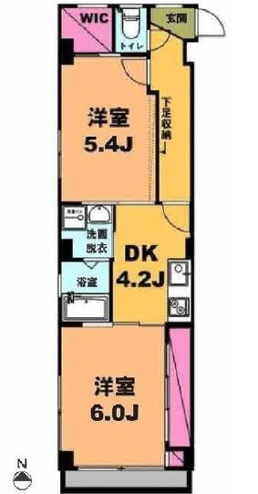 月村マンションNo.12 の間取り