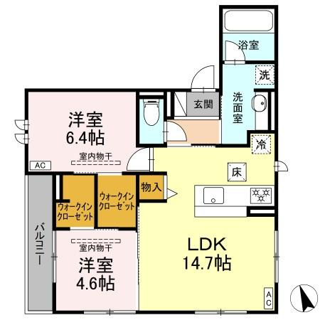 【間取り】 | アネシスvilla赤堀
