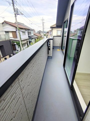 川越市砂新田５丁目の新築一戸建のバルコニー
