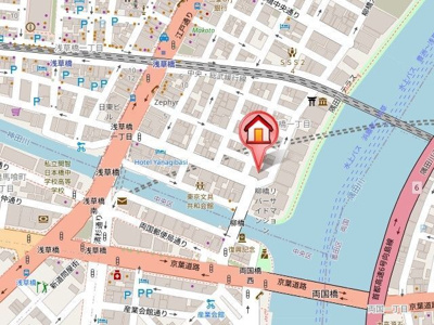 【地図】 | ONE ROOF RESIDENCE ASAKUSABASHI（ワンルーフレジデンス浅草橋）