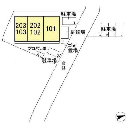 サンポワールの区画図