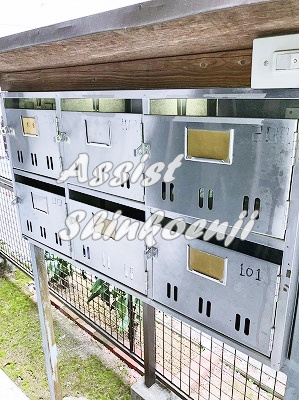 杉並区高円寺北４丁目のアパートのエントランス