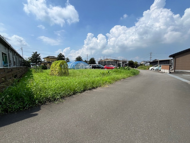 都城市上長飯町の売地の外観