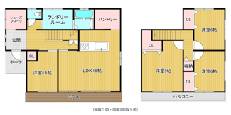 【間取り】 | 福岡県大牟田市沖田町