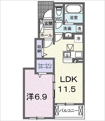 ライラックの間取り