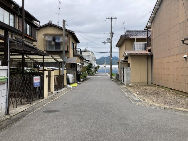 嵯峨野南浦町の前面道路含む現地写真