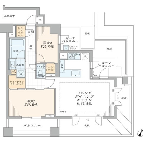 ピアース阿佐ヶ谷の間取り