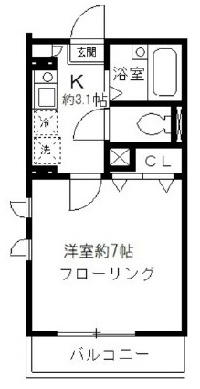 ニューグリーンハウスの間取り|間取りです。