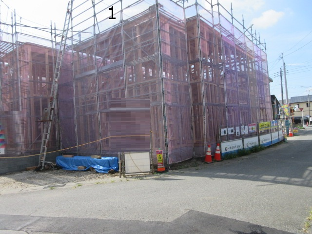 【仲介手数料無料】新築戸建　深谷市本住町16-31（全3棟）の前面道路含む現地写真