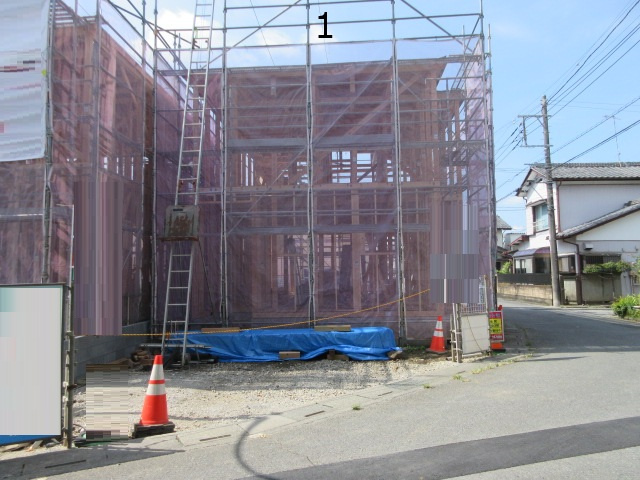 【仲介手数料無料】新築戸建　深谷市本住町16-31（全3棟）の前面道路含む現地写真