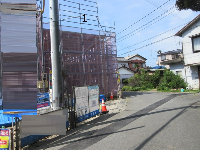 【仲介手数料無料】新築戸建　深谷市本住町16-31（全3棟）の前面道路含む現地写真
