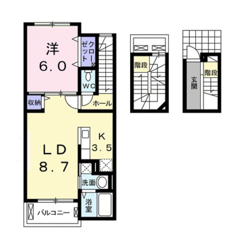 フレグランスの間取り