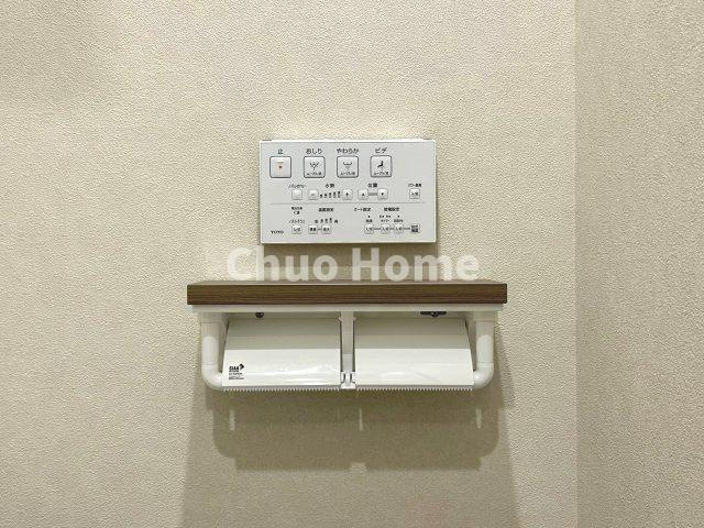 マンション第2木場の内装|【ウォシュレット】清潔に使いたいお手洗いには最適な設備です。もちろんウォームレットも標準装備です。