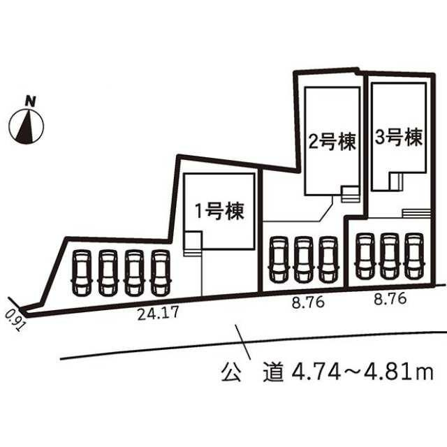 仲介手数料無料）津島市日光の区画図| 