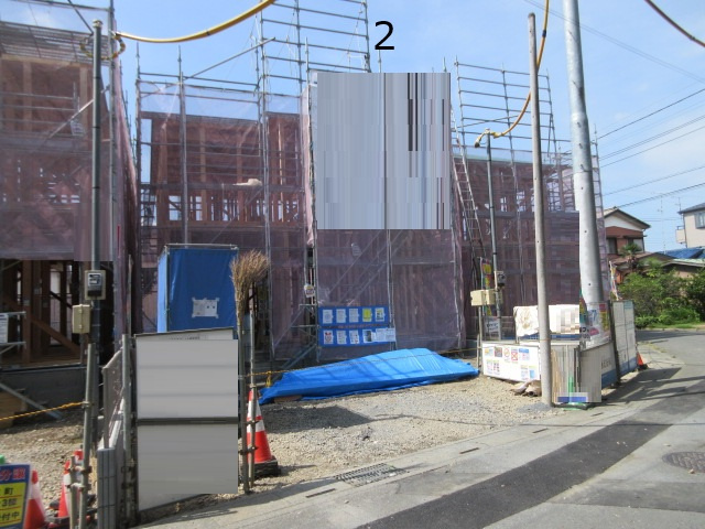 【仲介手数料無料】新築戸建　深谷市本住町16-31（全3棟）の前面道路含む現地写真