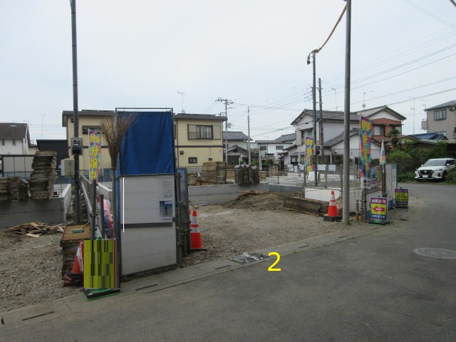 【仲介手数料無料】新築戸建　深谷市本住町16-31（全3棟）の前面道路含む現地写真