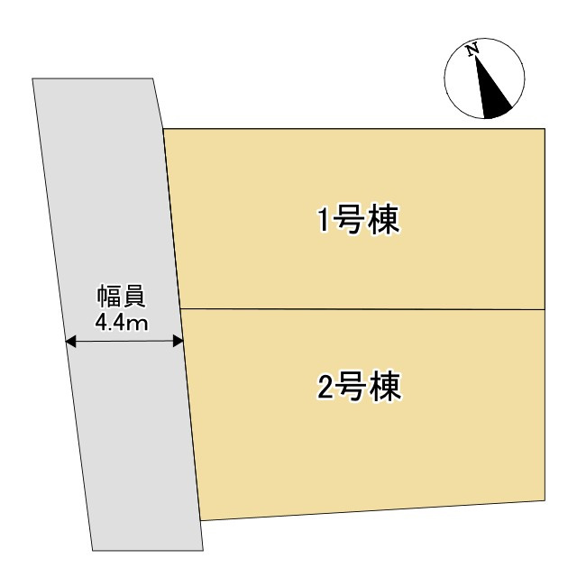 津市白塚町第7 新築戸建 【全2棟】の区画図