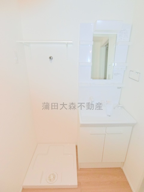 プライムスクエア池上の洗面所|洗面脱衣所　独立洗面台　洗濯機置き場
