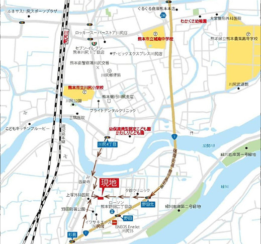 タマタウン野田／南区野田2丁目／1号棟の地図