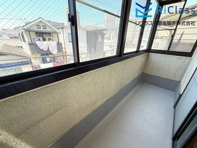 中古戸建　神戸市長田区二葉町8丁目6のバルコニー|陽当たり良好なバルコニーです