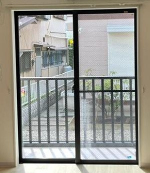 ルストーレ白岡のバルコニー