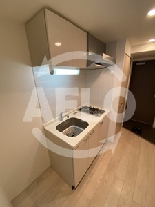 プレサンス北浜ラフェスタのキッチン|プレサンス北浜ラフェスタ　2口ガスシステムキッチン