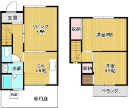 古々山住宅の間取り