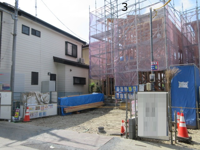 【仲介手数料無料】新築戸建　深谷市本住町16-31（全3棟）の前面道路含む現地写真