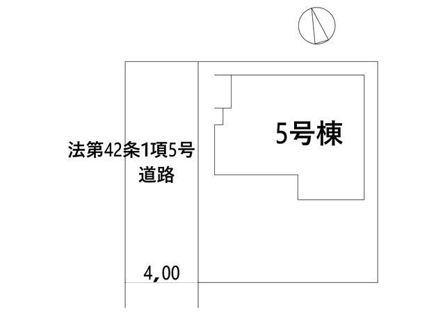 豊橋市松井町字松井の新築一戸建の区画図|【5号棟】区画図 
