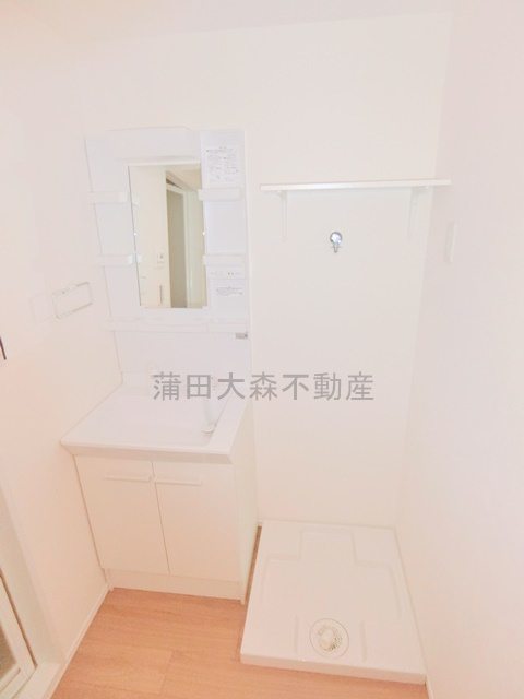 プライムスクエア池上の洗面所|洗面脱衣所　独立洗面台　洗濯機置き場