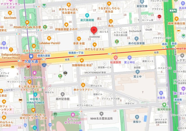 IZUMI1の地図